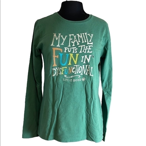 Life is Good Crusher Tee Long Sleeve Men's Medium T-Shirt - Picture 5 of 5